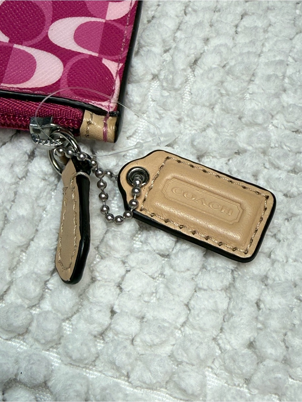 Coach Peyton Dream C Bordeaux Pink Tech iPad Tablet Case Clutch F67516 - Picture 9 of 13